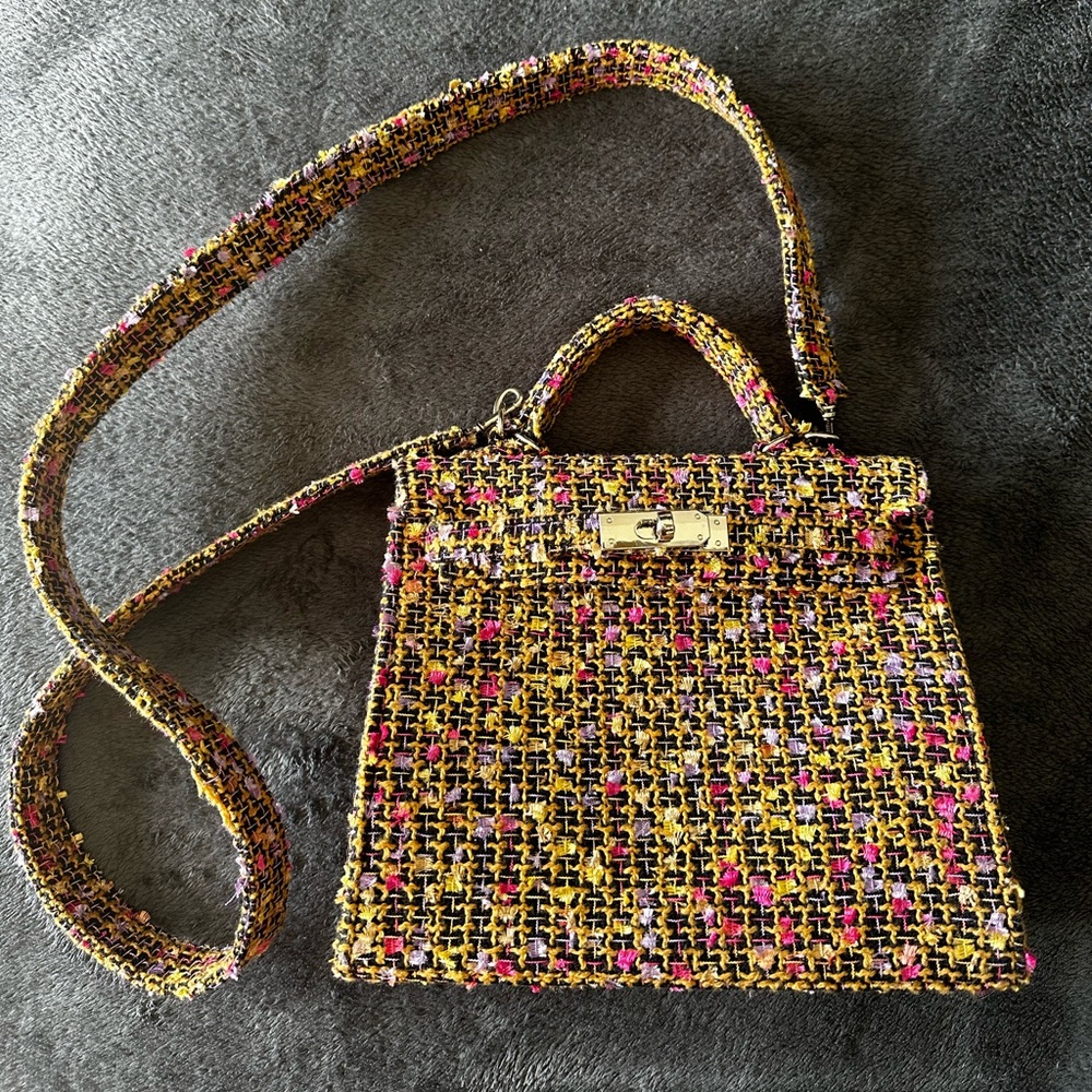 TWEED SIDE BAG
